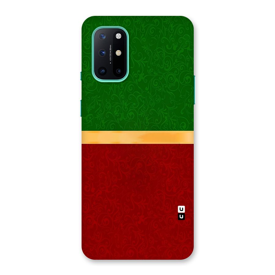 Christmas Colors Stripe Back Case for OnePlus 8T