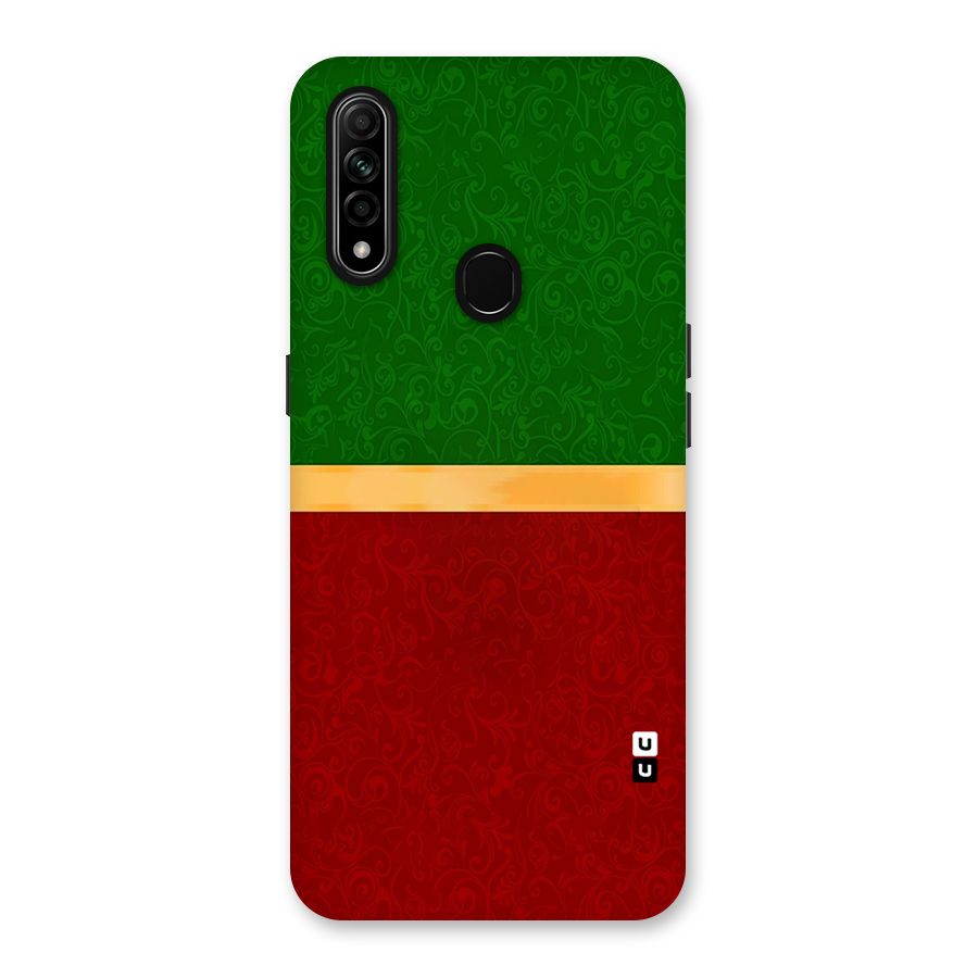 Christmas Colors Stripe Back Case for Oppo A31