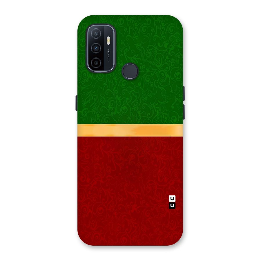 Christmas Colors Stripe Back Case for Oppo A53