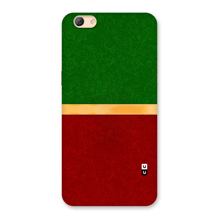 Christmas Colors Stripe Back Case for Oppo F3 Plus