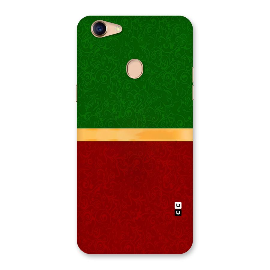 Christmas Colors Stripe Back Case for Oppo F5