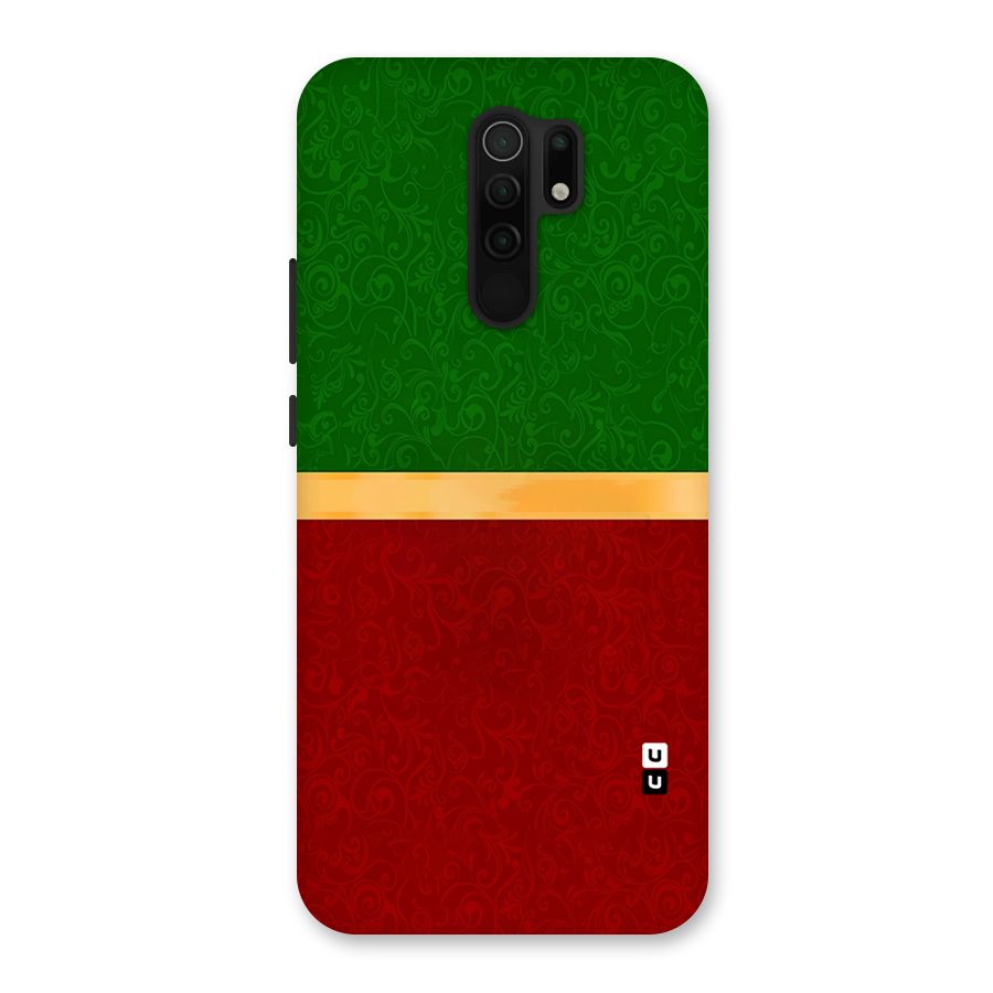 Christmas Colors Stripe Back Case for Poco M2