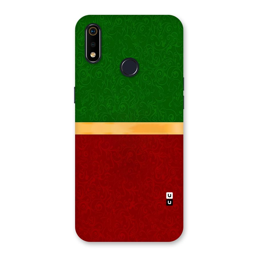 Christmas Colors Stripe Back Case for Realme 3i