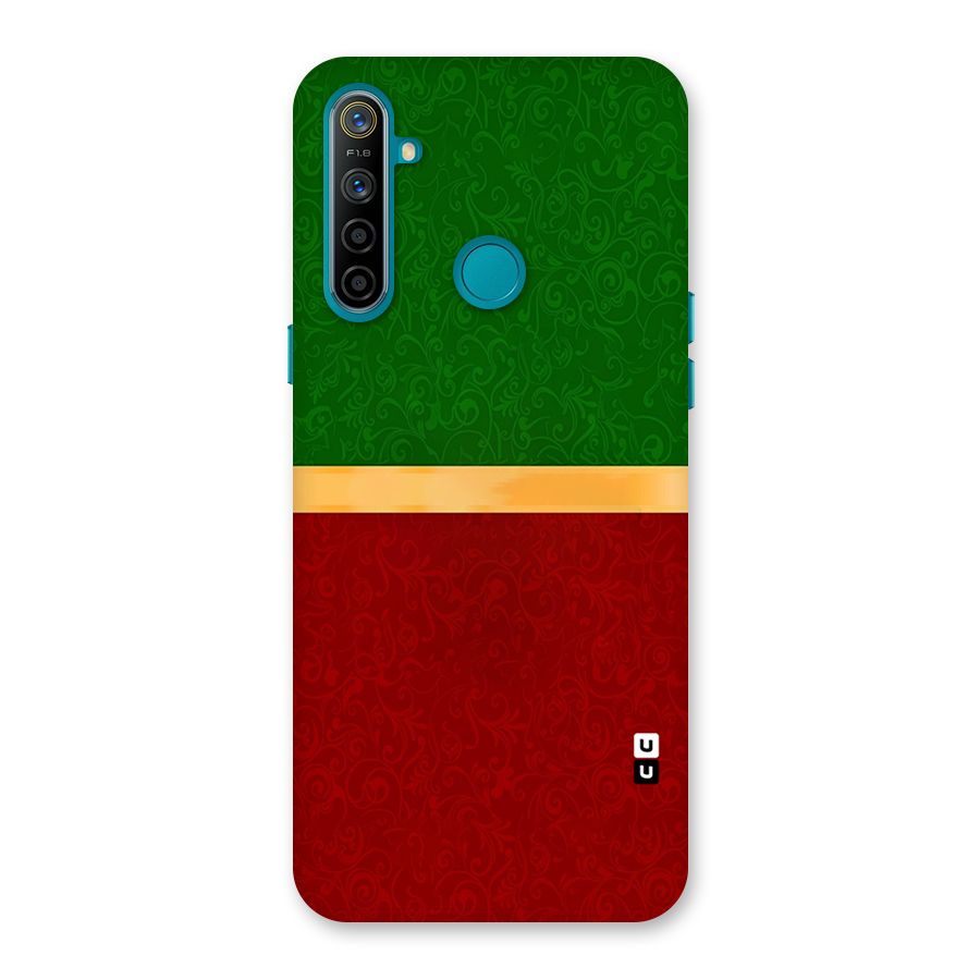 Christmas Colors Stripe Back Case for Realme 5i