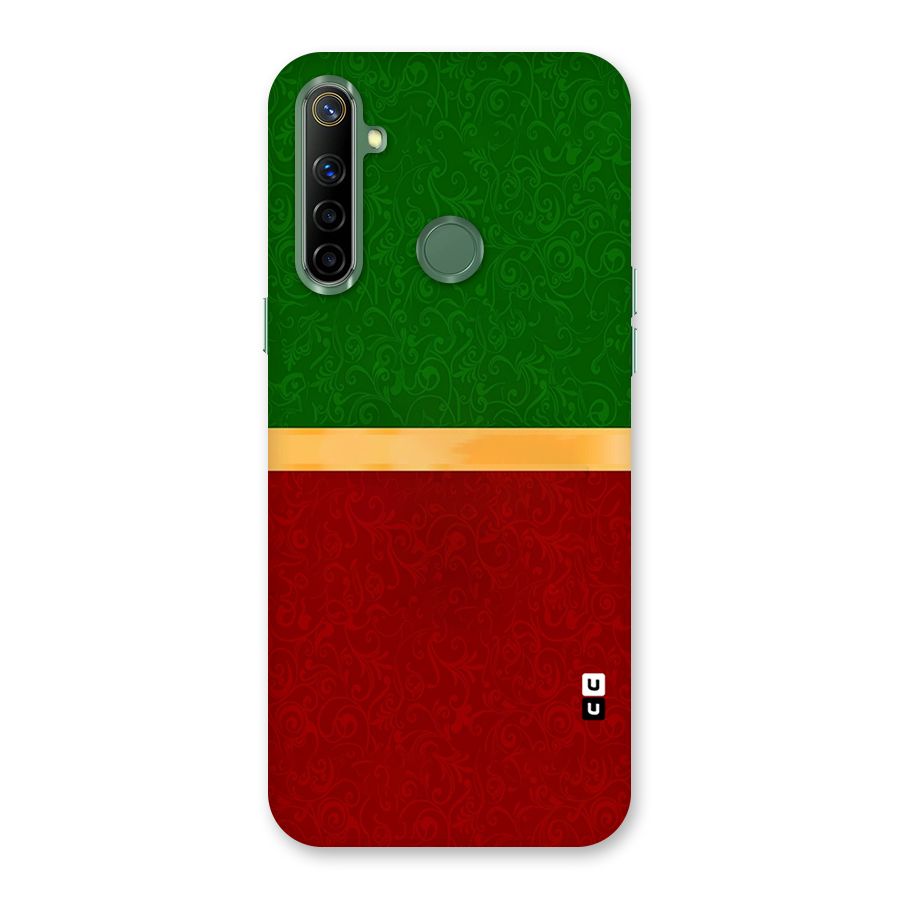 Christmas Colors Stripe Back Case for Realme Narzo 10