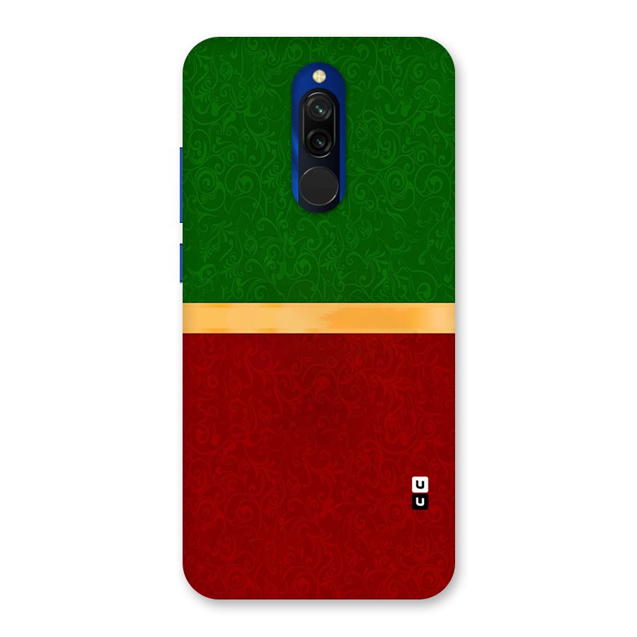 Christmas Colors Stripe Back Case for Redmi 8