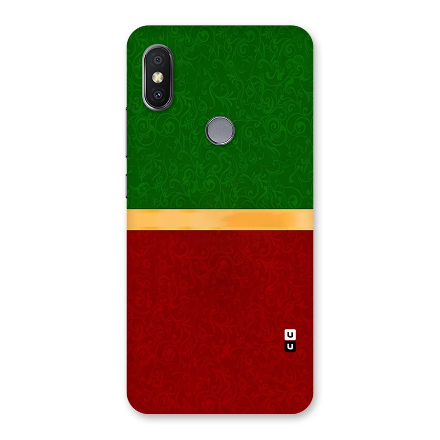 Christmas Colors Stripe Back Case for Redmi Y2