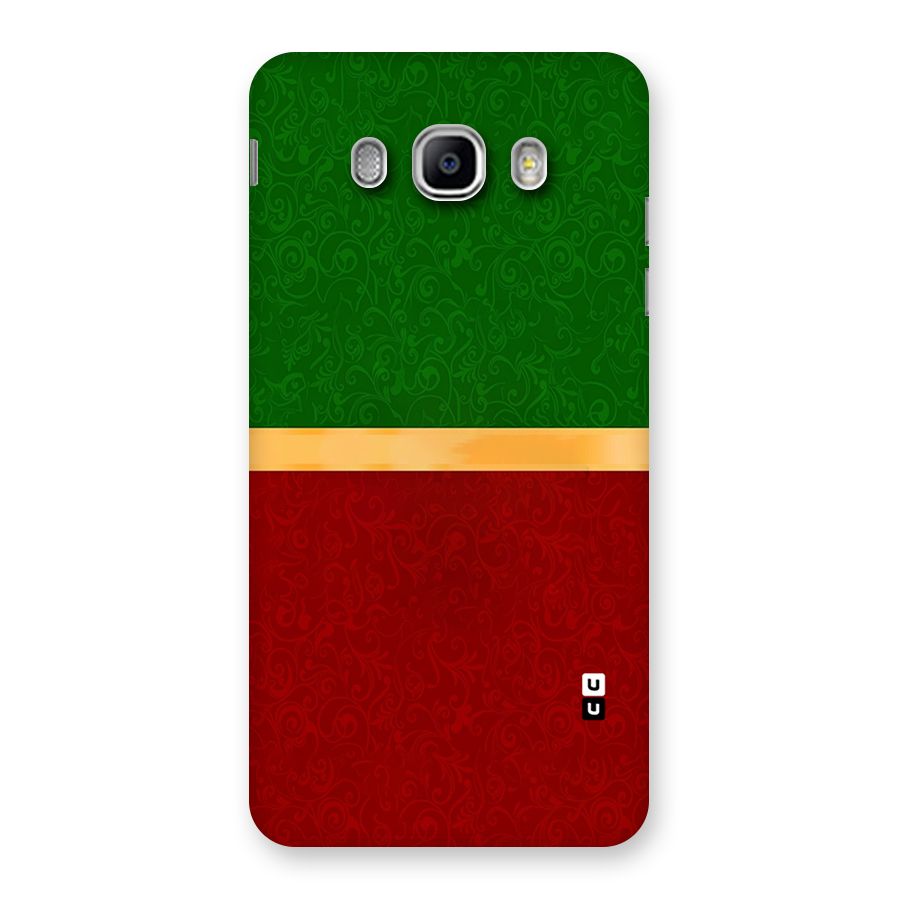 Christmas Colors Stripe Back Case for Samsung Galaxy J5 2016