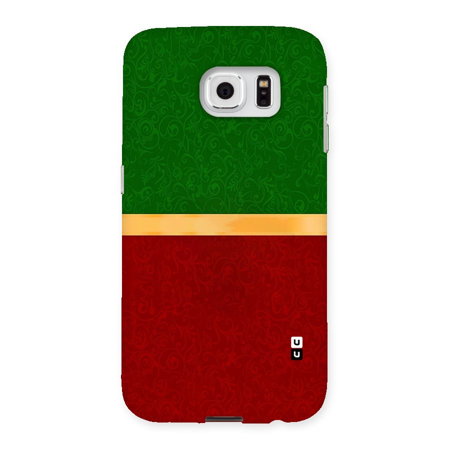 Christmas Colors Stripe Back Case for Samsung Galaxy S6
