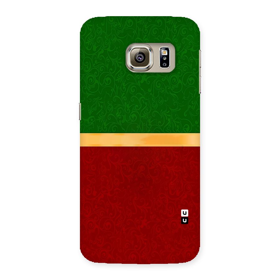 Christmas Colors Stripe Back Case for Samsung Galaxy S6 Edge Plus
