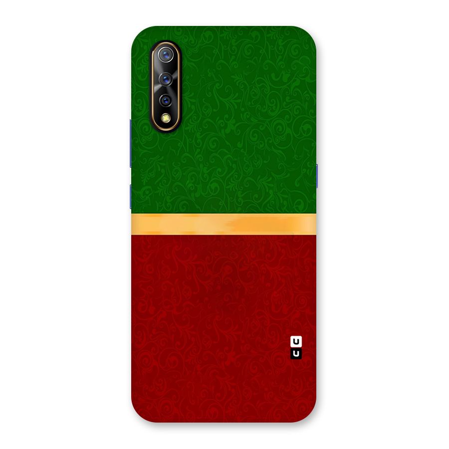 Christmas Colors Stripe Back Case for Vivo S1
