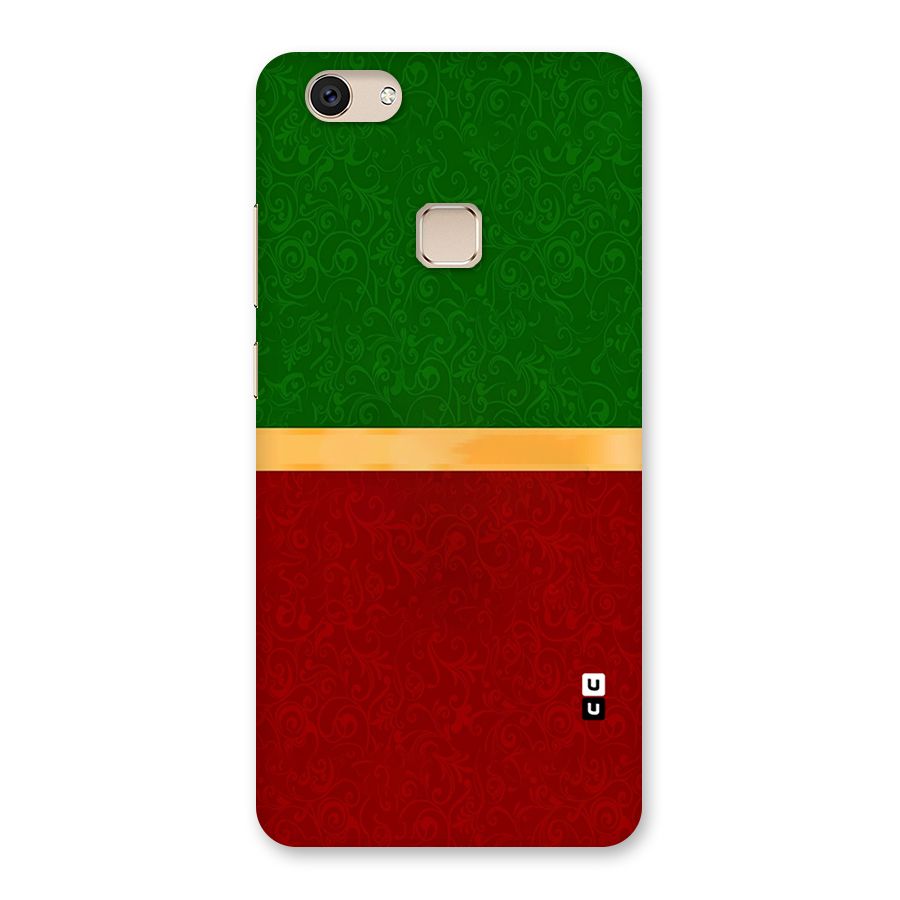 Christmas Colors Stripe Back Case for Vivo V7