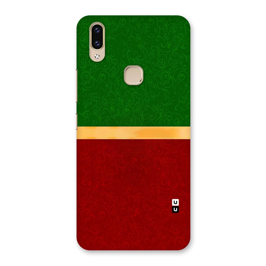 Christmas Colors Stripe Back Case for Vivo V9 Youth