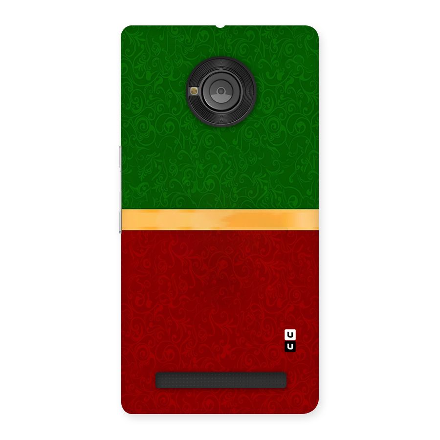 Christmas Colors Stripe Back Case for Yu Yunique