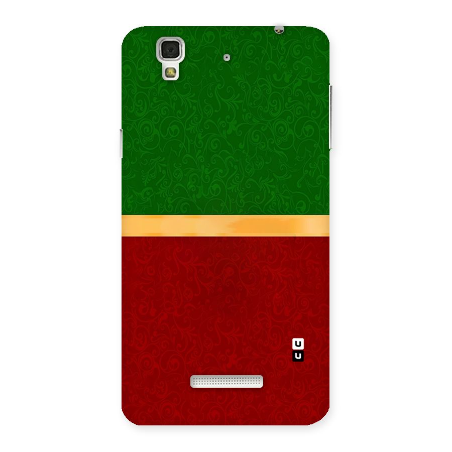 Christmas Colors Stripe Back Case for Yu Yureka