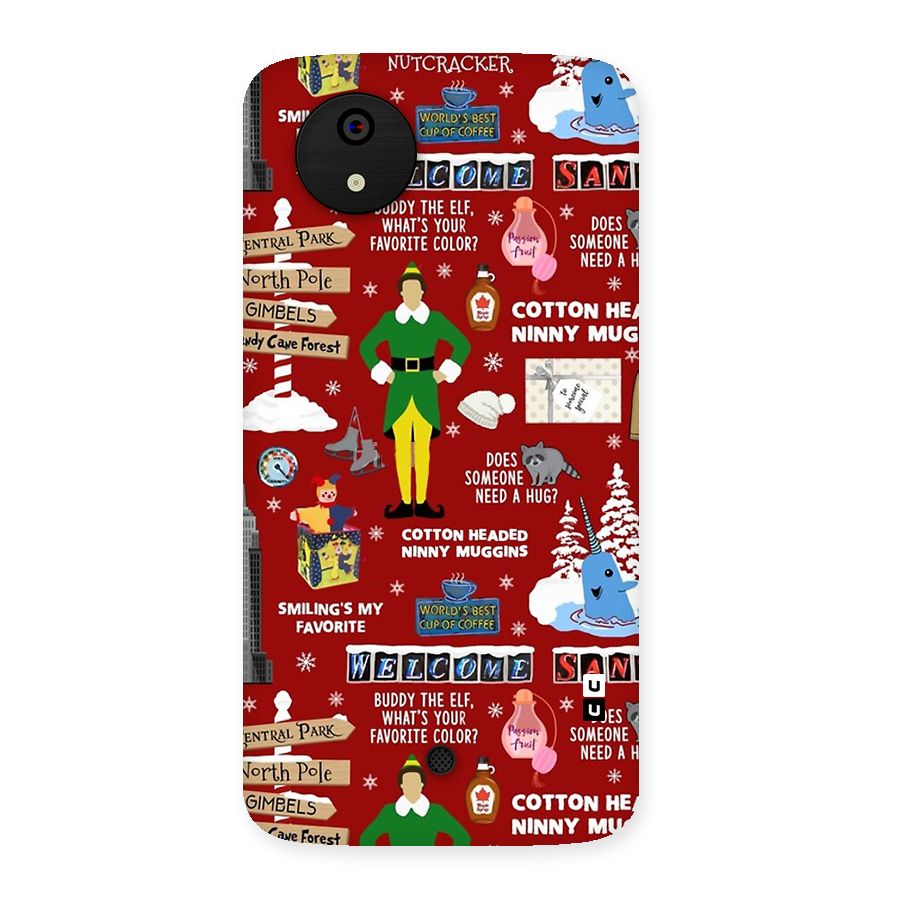Christmas Cute Doodles Back Case for Canvas A1  AQ4501