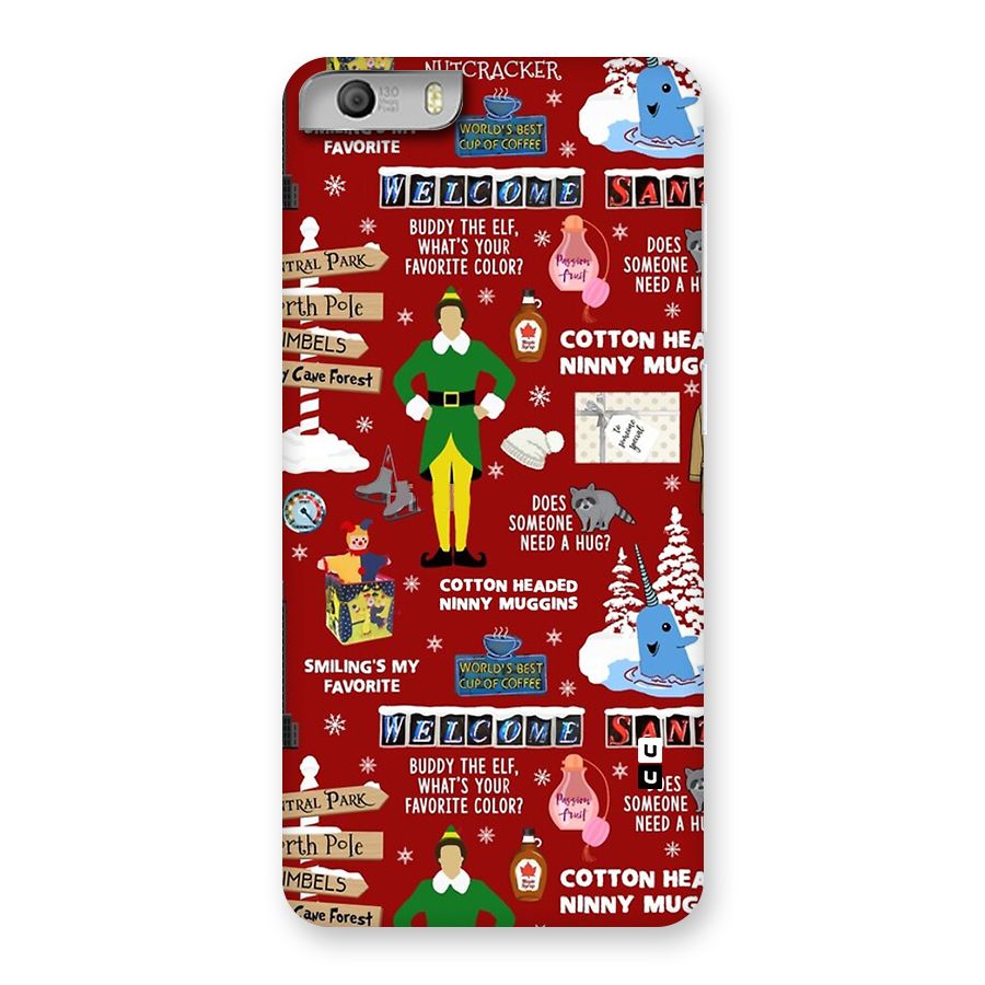 Christmas Cute Doodles Back Case for Canvas Knight 2