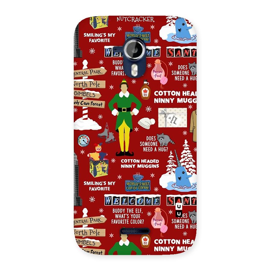 Christmas Cute Doodles Back Case for Canvas Magnus A117
