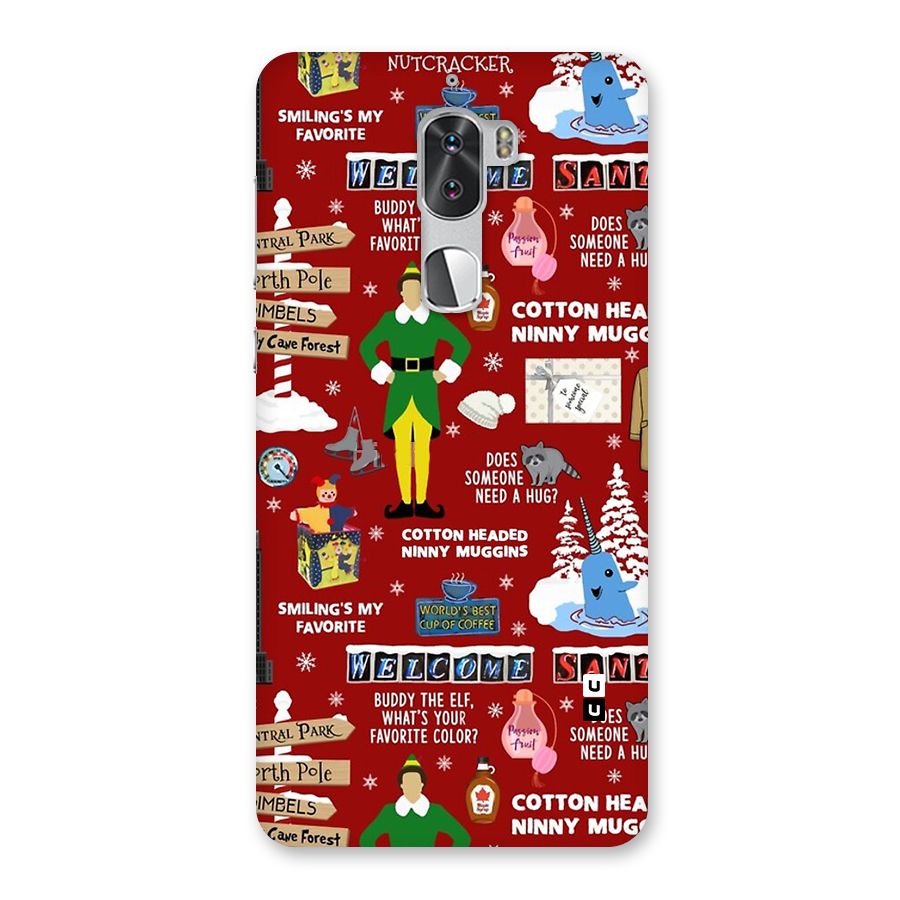 Christmas Cute Doodles Back Case for Coolpad Cool 1