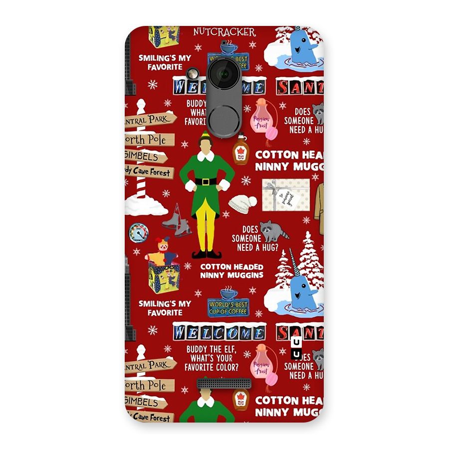 Christmas Cute Doodles Back Case for Coolpad Note 5
