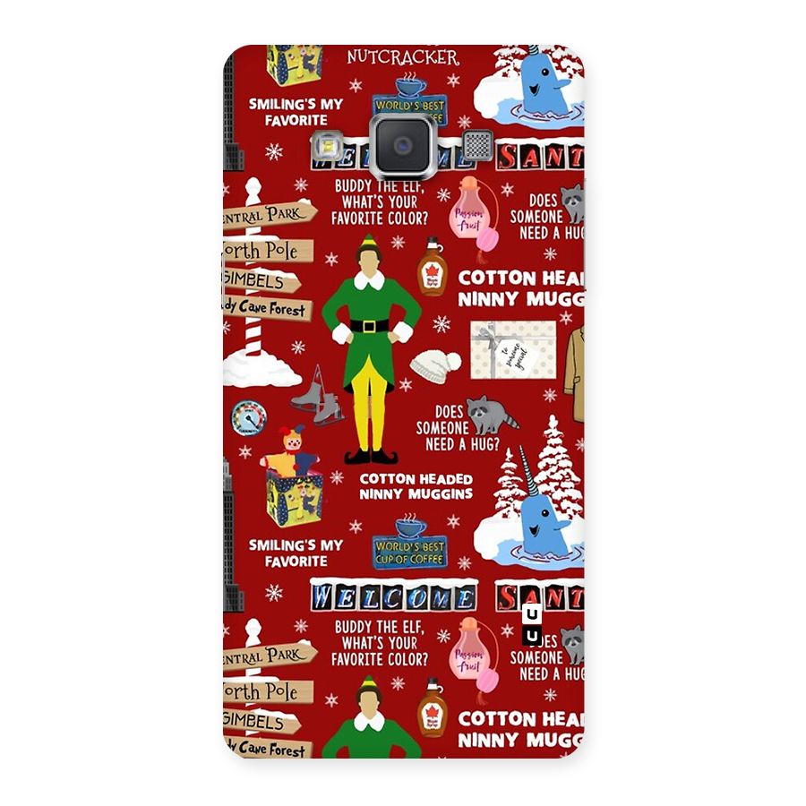 Christmas Cute Doodles Back Case for Galaxy Grand Max