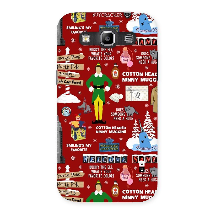 Christmas Cute Doodles Back Case for Galaxy Grand Quattro