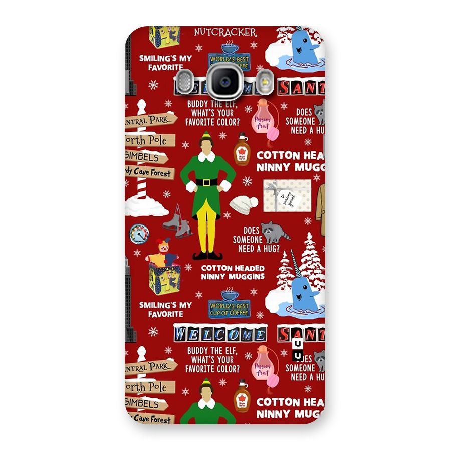 Christmas Cute Doodles Back Case for Galaxy J5 2016