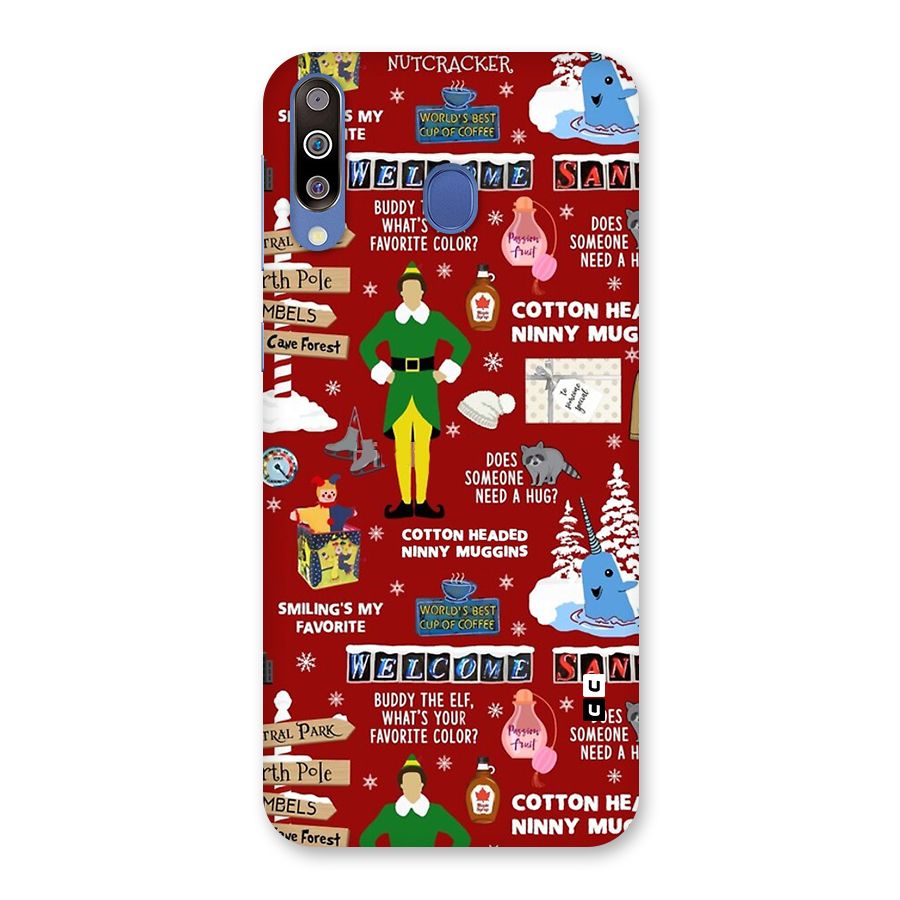 Christmas Cute Doodles Back Case for Galaxy M30