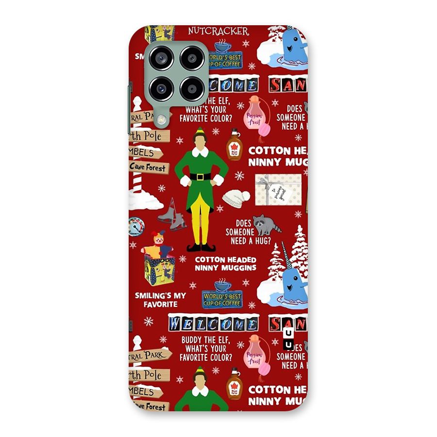 Christmas Cute Doodles Back Case for Galaxy M33