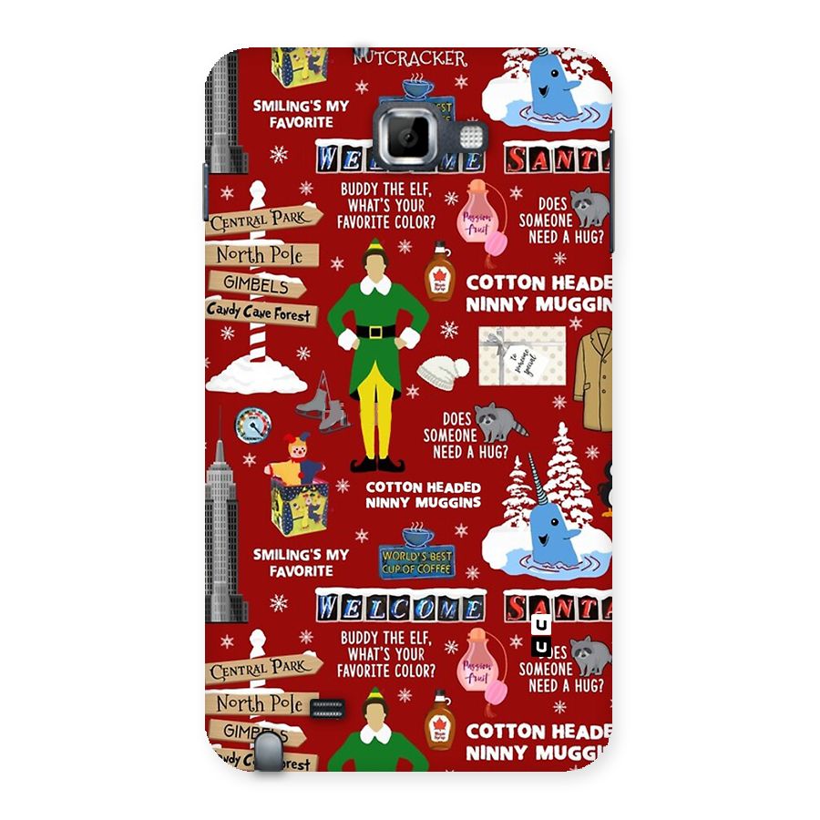 Christmas Cute Doodles Back Case for Galaxy Note