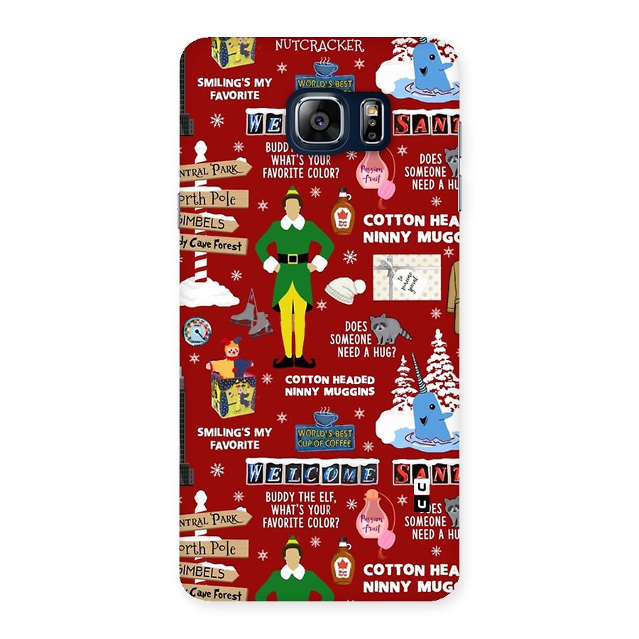 Christmas Cute Doodles Back Case for Galaxy Note 5