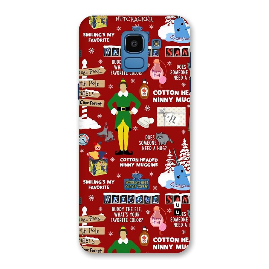 Christmas Cute Doodles Back Case for Galaxy On6