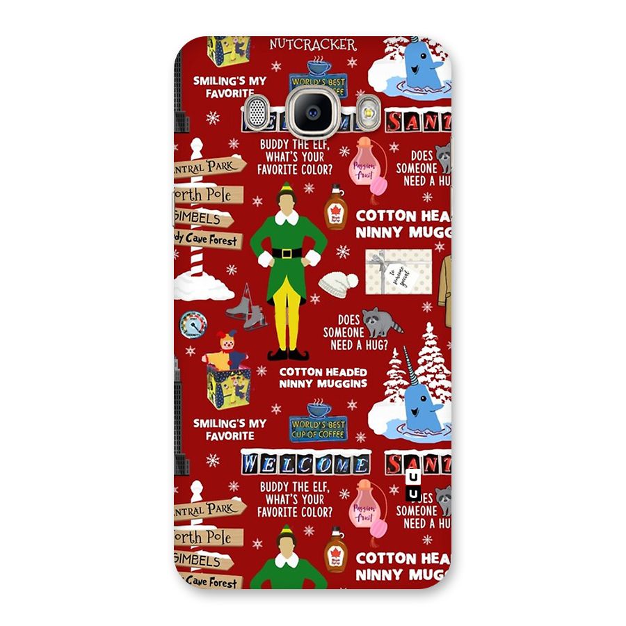 Christmas Cute Doodles Back Case for Galaxy On8