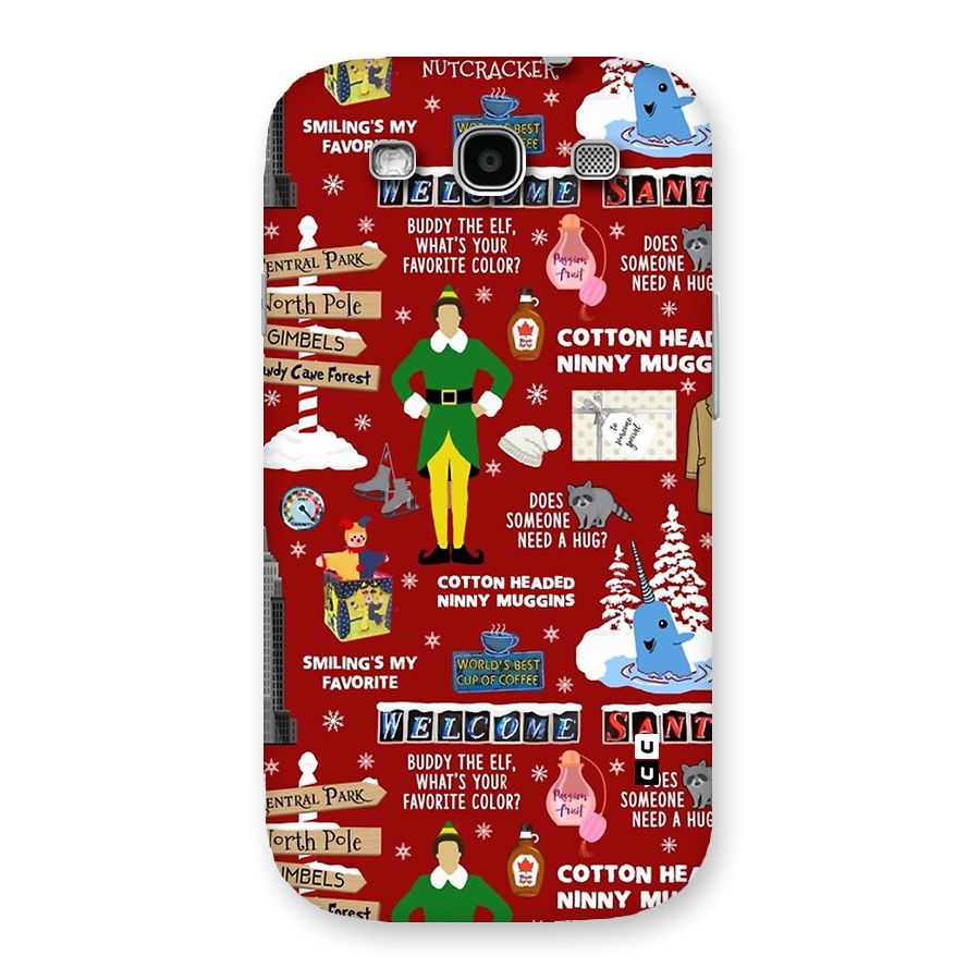 Christmas Cute Doodles Back Case for Galaxy S3