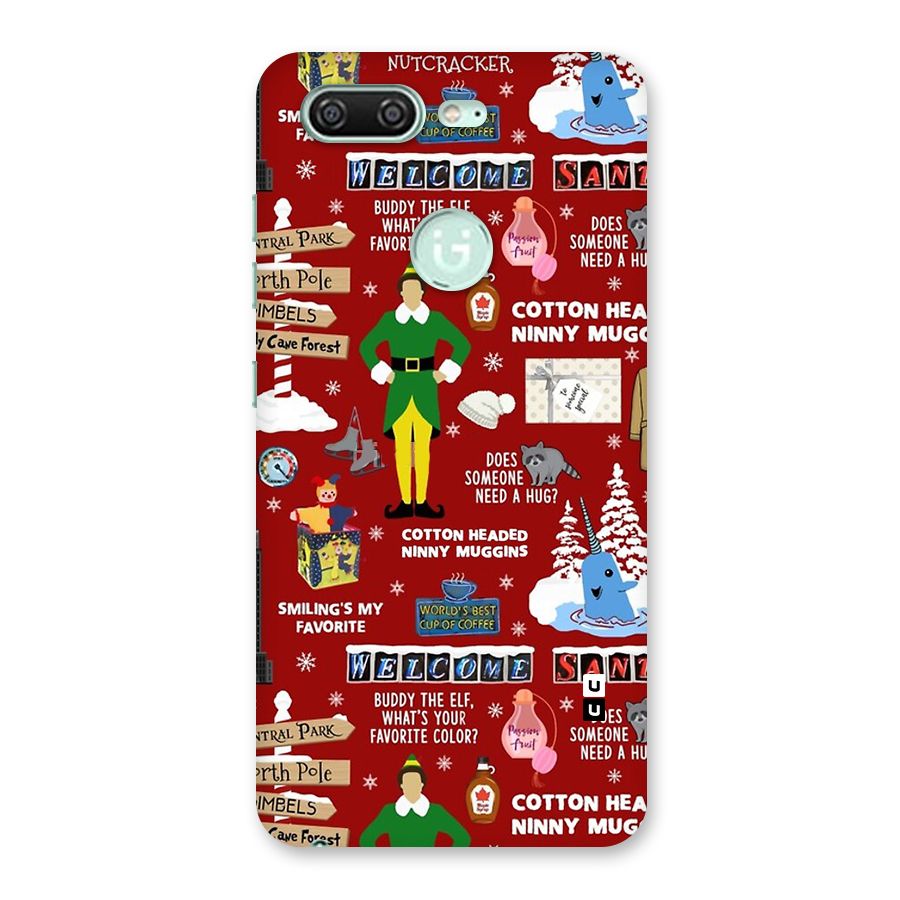 Christmas Cute Doodles Back Case for Gionee S10