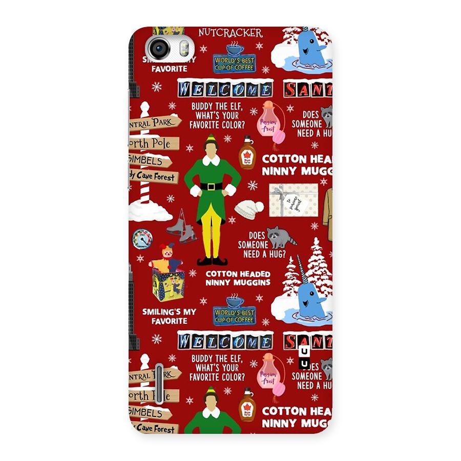 Christmas Cute Doodles Back Case for Honor 6