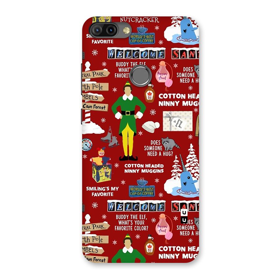 Christmas Cute Doodles Back Case for Infinix Hot 6 Pro