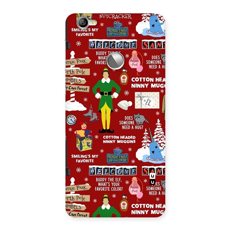 Christmas Cute Doodles Back Case for Le 1S