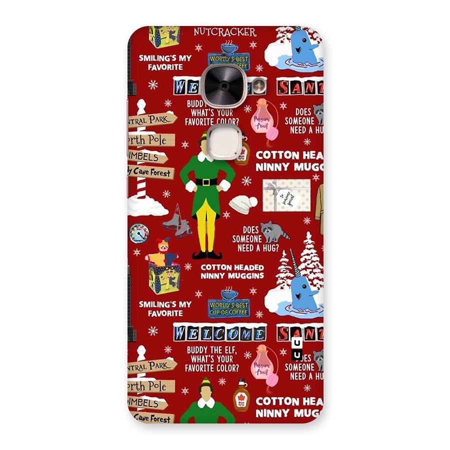 Christmas Cute Doodles Back Case for Le 2