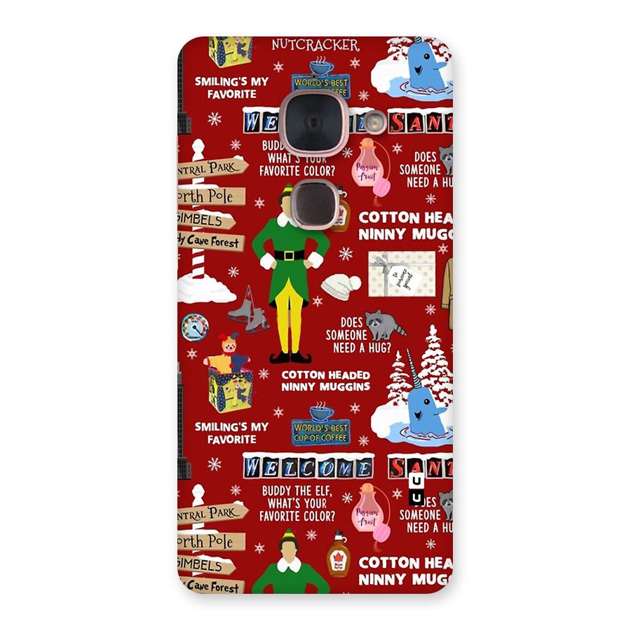 Christmas Cute Doodles Back Case for Le Max 2
