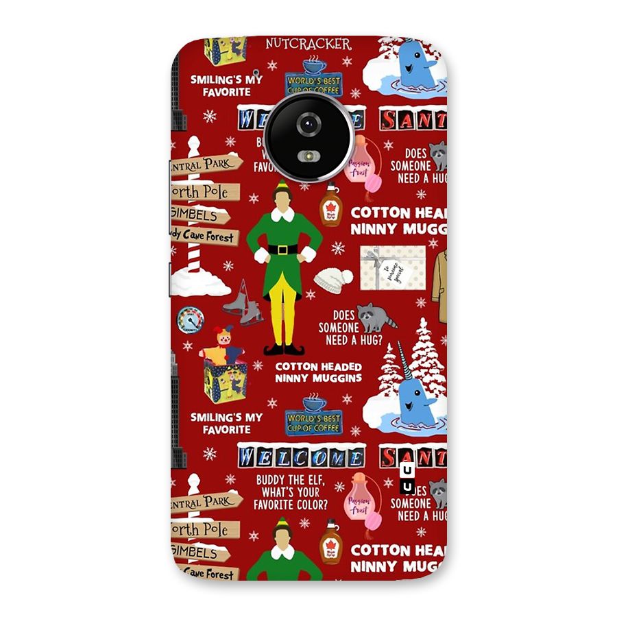 Christmas Cute Doodles Back Case for Moto G5