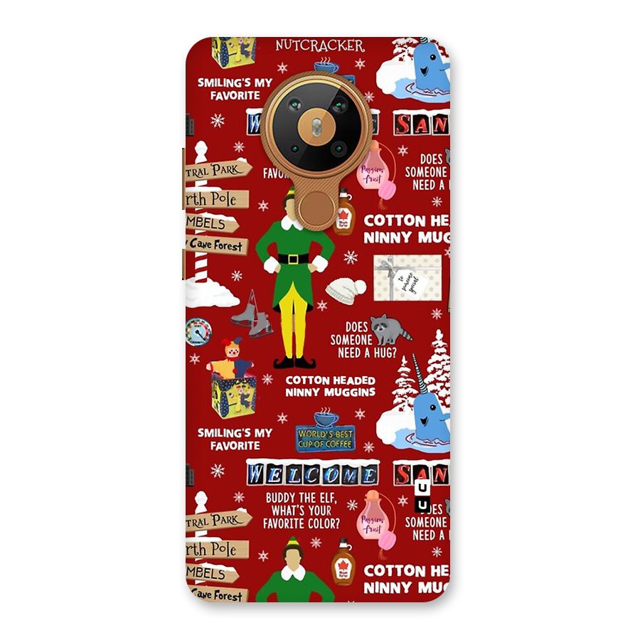 Christmas Cute Doodles Back Case for Nokia 5.3