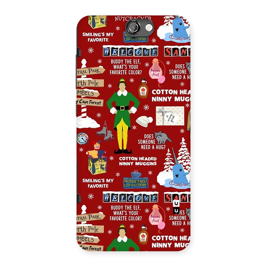 Christmas Cute Doodles Back Case for One A9