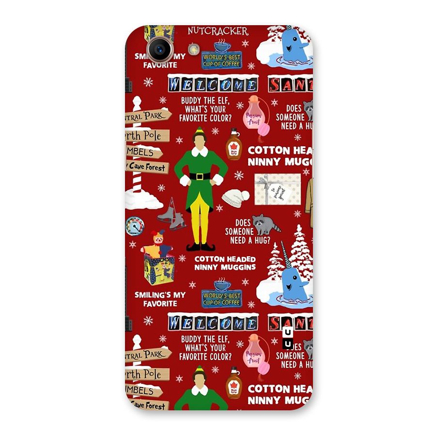Christmas Cute Doodles Back Case for Oppo A83 (2018)