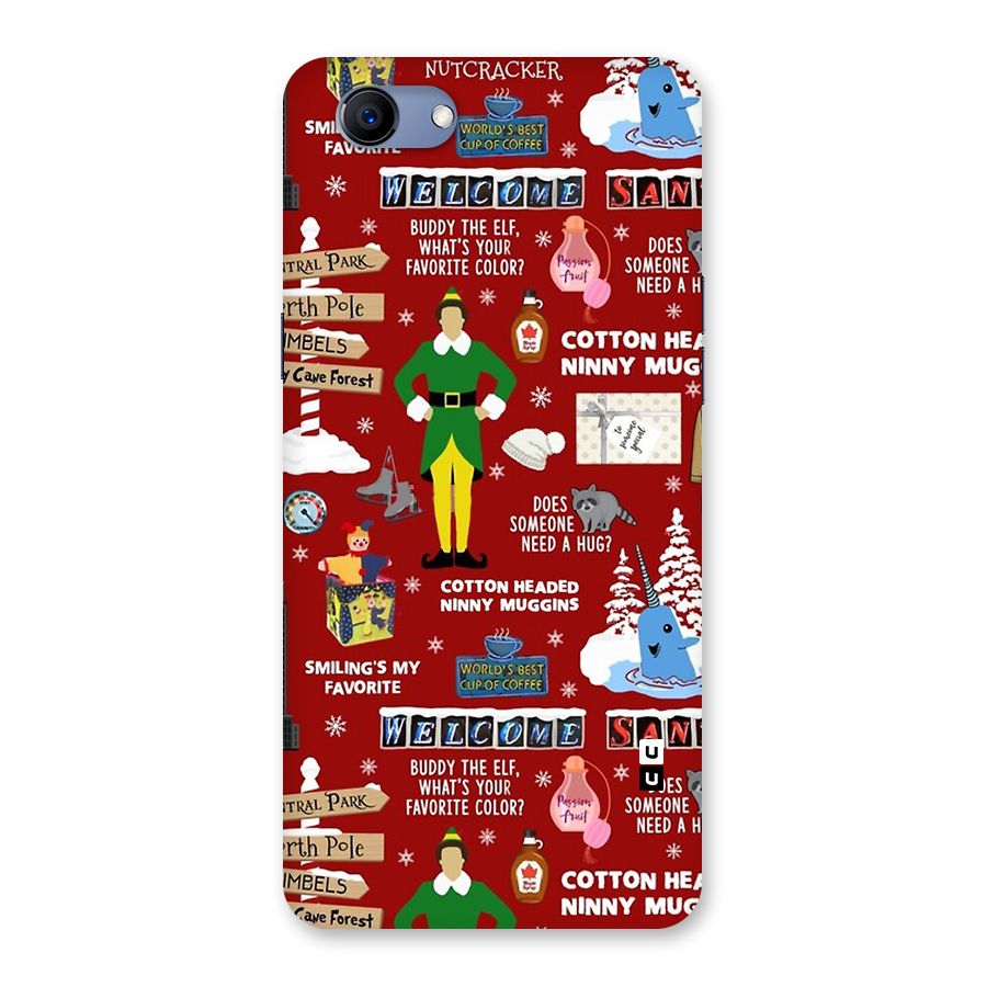 Christmas Cute Doodles Back Case for Realme 1