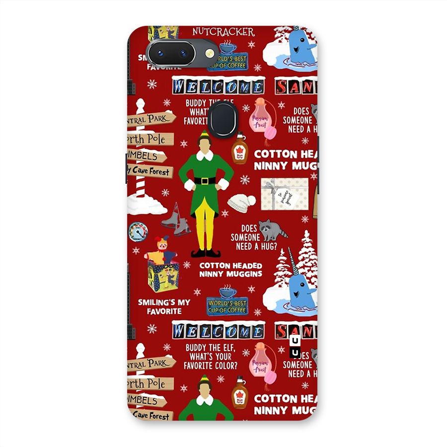 Christmas Cute Doodles Back Case for Realme 2