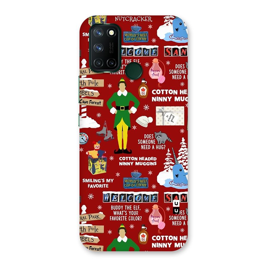 Christmas Cute Doodles Back Case for Realme 7i