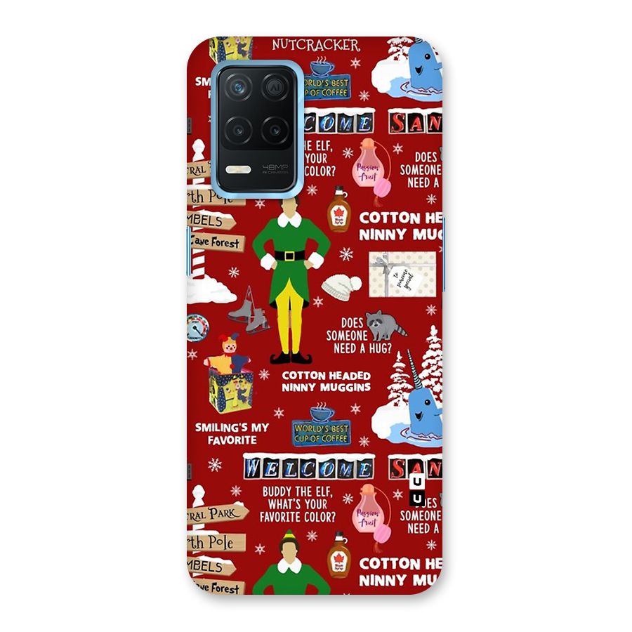 Christmas Cute Doodles Back Case for Realme 8s 5G