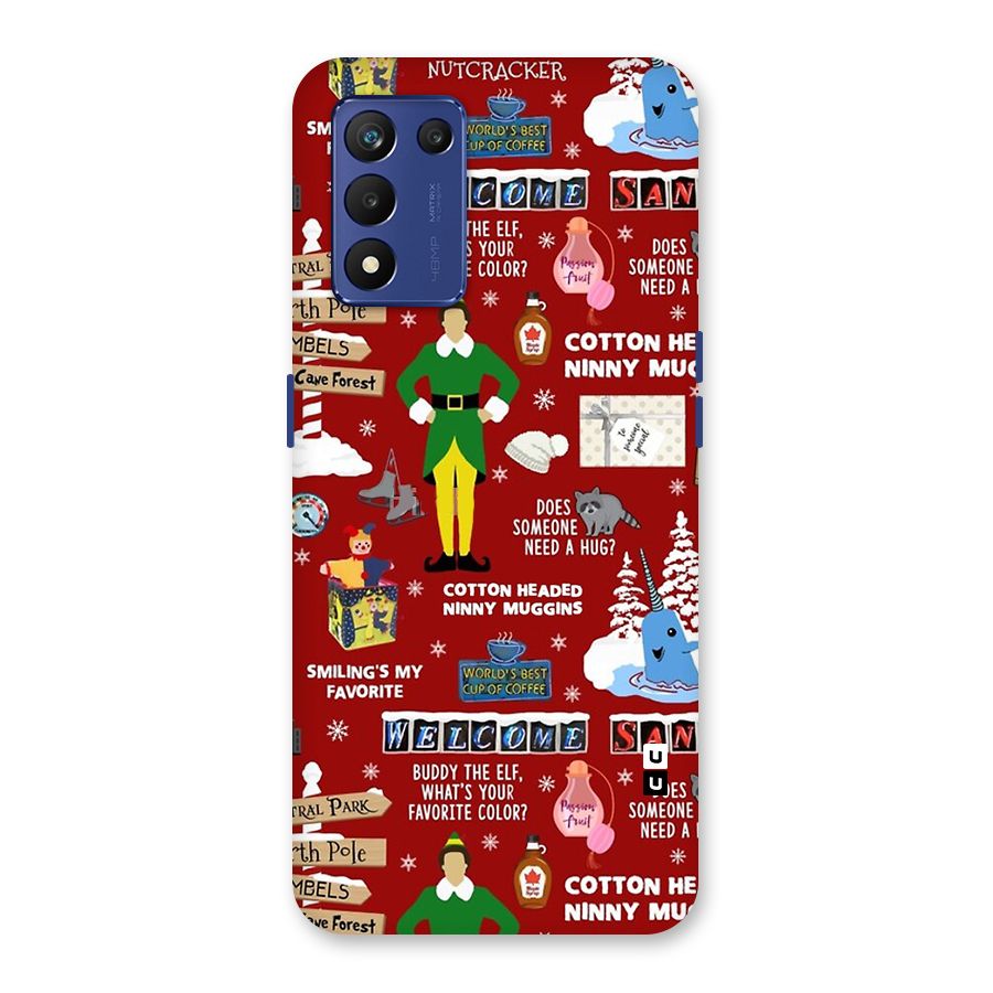 Christmas Cute Doodles Back Case for Realme 9 5G Speed