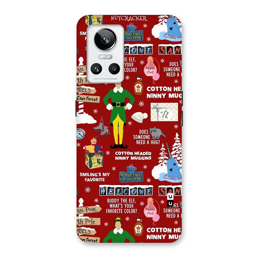 Christmas Cute Doodles Back Case for Realme GT Neo 3